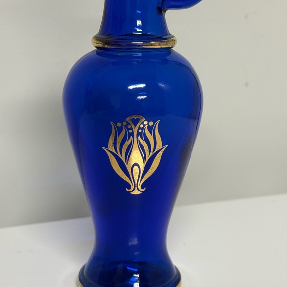 Avon Blue Glass Vintage Bottle - Picture 2 of 7